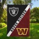 Raiders vs Commanders House Divided Flag, NFL House Divided Flag