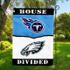 Titans vs Eagles House Divided Flag, NFL House Divided Flag