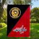 Penguins vs Capitals House Divided Flag, NHL House Divided Flag