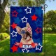French Bulldog with Sunglasses Flag, French Bulldog 4th of July Garden Flag, Dog Lovers Independence Day Flag