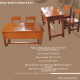 Meja kursi kayu Uk.allsize Rp.450.000