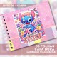 Livro de colorir STITCH capa dura 50 folhas